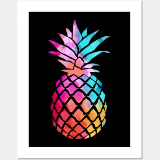 Colorful Pineapple Posters and Art